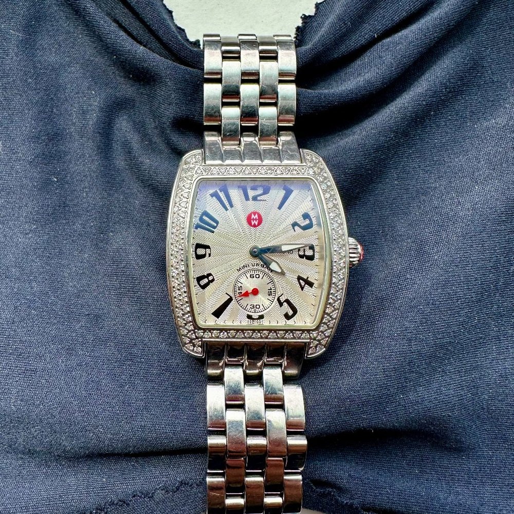 Michele Diamond Bezel Watch - Mini Urban